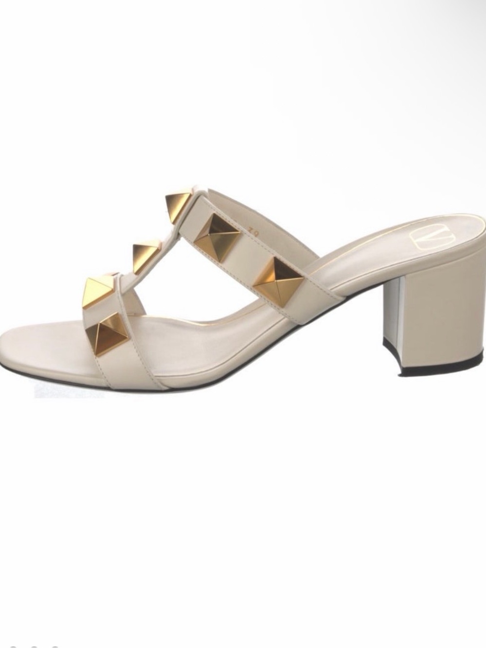 Valentino Rockstud Block Heel Sandals